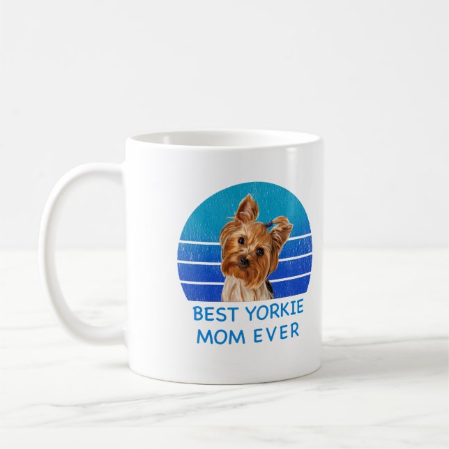 Best Yorkshire skräcker mamma någonsin Kaffemugg (Vänster)