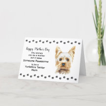 Best Yorkshire Terrier Hund Mamma Mors dag