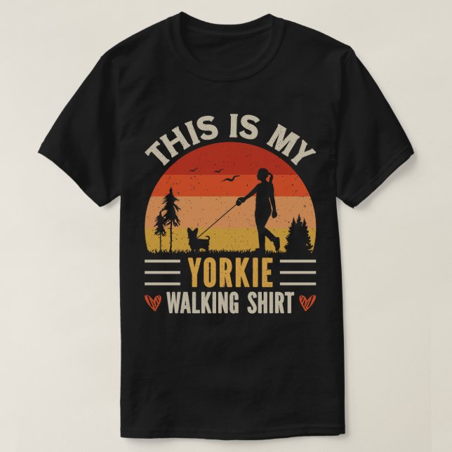 Best Yorkshire Terrrier Mamma 2023 Cute Yorkie Hun T Shirt (Design framsida)