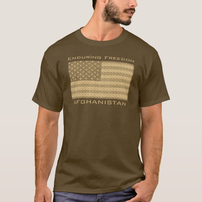 Bestående frihet för funktion - Afghanistan T Shirt (Framsida)