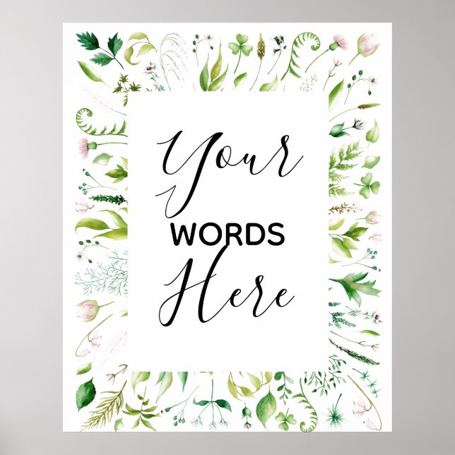 beställ en egen bröllopsskylt poster (Framsidan)