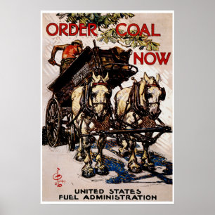 Beställ kol nu poster