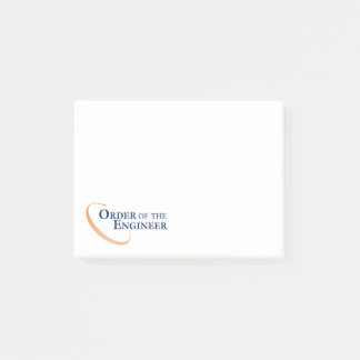 Beställa av ingenjören post-it block