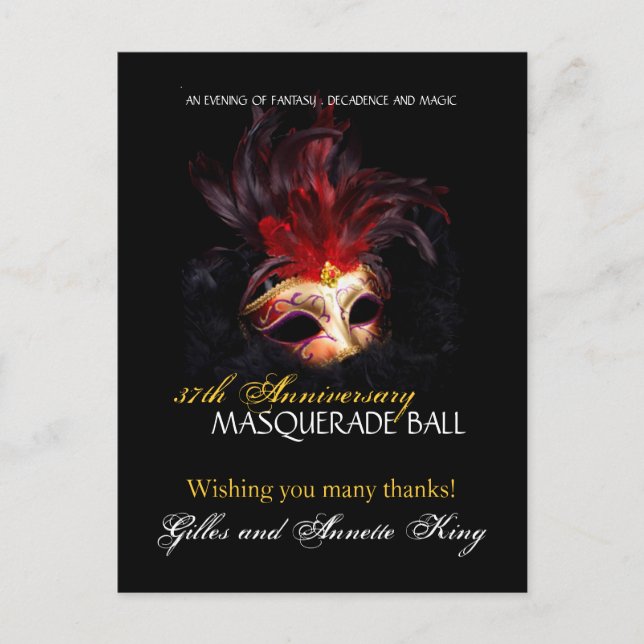 Beställning av anpassningsbar - Gilles och Annette Vykort (Framsida)