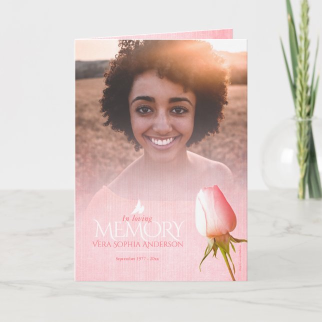 Beställning av det allmänna programmet i rosa ros program (Framsida)