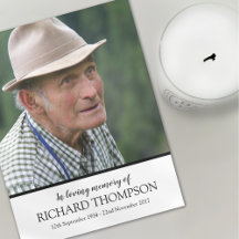 Beställning av funktionskort för Tack av foto