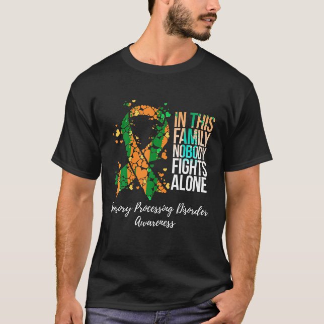 Beställning av sensoriska behandlingssjukdomar för t shirt (Framsida)