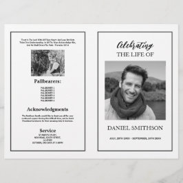 Beställning av svart vitt reklamblad