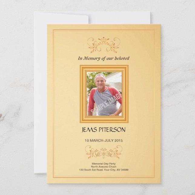 Beställning av tjänstprogramkort meddelande (Framsida)