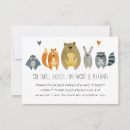 Beställning från Woodland Animals Baby Shower Bok