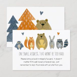 Beställning från Woodland Animals Baby Shower Bok