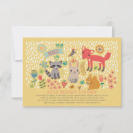 Beställning från Woodland Animals Baby Shower Bok Inbjudningar