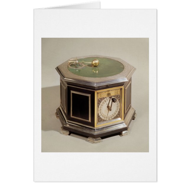 Beställning gjord av Thomas Tompion (1639-1713) oc Hälsningskort (Framsidan)