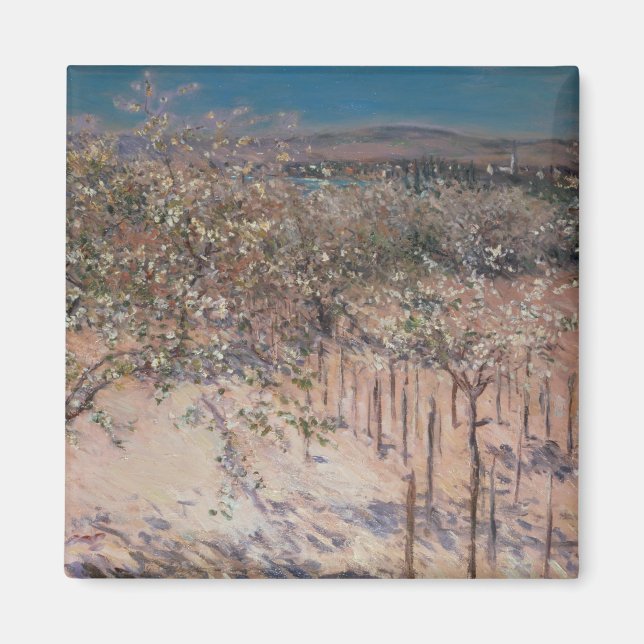 Beställning med Blommar Apple Träd, Colombes Magnet (Framsidan)