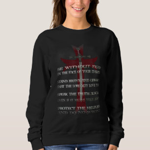 Beställningen Knight Templar Crusader Kor Ring var T Shirt