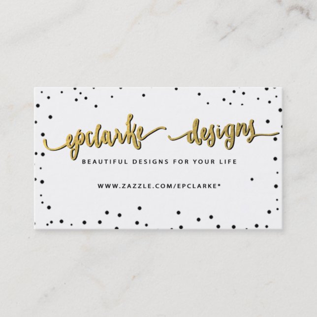 Beställnings- affärslogotypexempel visitkort (Framsida)