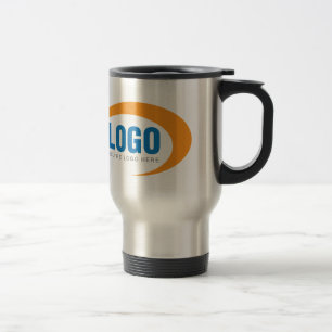Beställnings- affärslogotyptravel mug resemugg
