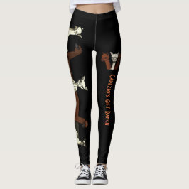 Beställnings- Alpacadamasker Leggings