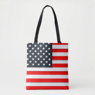 Beställnings- amerikanUSA flagga patriotiska Juli Tygkasse
