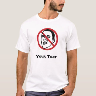 Beställnings- Anti Obama T-tröja T-shirt