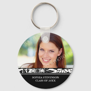 Beställnings- årsfoto Keychains för studenten Nyckelring