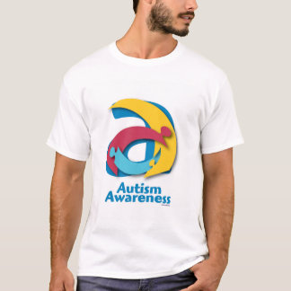 Beställnings- AutismLink "för a-" pussel Tshirt T-shirt