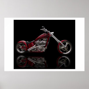 Beställnings- avbrytarmotorcykel poster