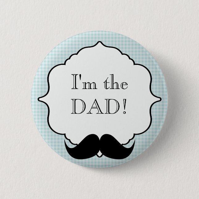 Beställnings- baby showerparty mig förmiddag som knapp (Framsida)