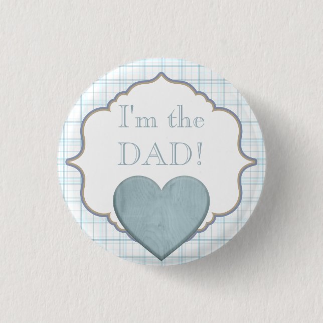 Beställnings- baby showerparty mig förmiddag som knapp (Framsida)
