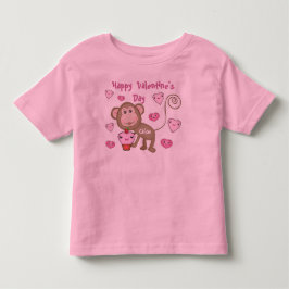 Beställnings- baby valentin T-tröja för apa för Tee Shirt