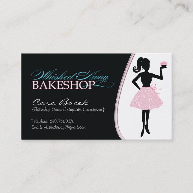 Beställnings- bagerivisitkort visitkort (Framsida)