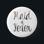 Beställnings- bakgrundsroligt skrivar maid of knapp<br><div class="desc">Beställnings- bakgrundsroligt skrivar maid of honor knäppas.  Bakgrundsfärg kan skräddarsy. :)</div>