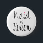 Beställnings- bakgrundsroligt skrivar maid of knapp<br><div class="desc">Beställnings- bakgrundsroligt skrivar maid of honor knäppas.  Bakgrundsfärg kan skräddarsy. :)</div>