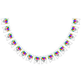 Beställnings- baner för bunting för grattis på vimplar