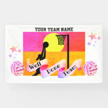 Beställnings- baner för lagnamnNetball