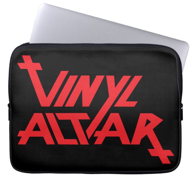 Beställnings- bärbar datorfodral med DIN LOGOTYP (Framsidan)