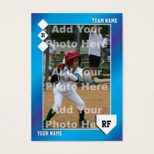 Beställnings- baseballkort visitkort