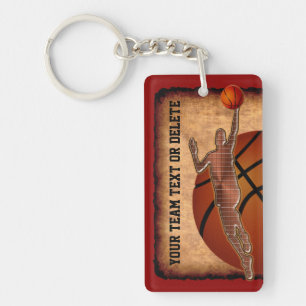 Beställnings- basket Keychains DINA TEXT och