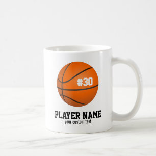Beställnings- basketspelare & lag kända Jersey nr. Kaffemugg