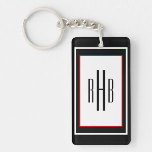 Beställnings- bäst manMonogram Keychain