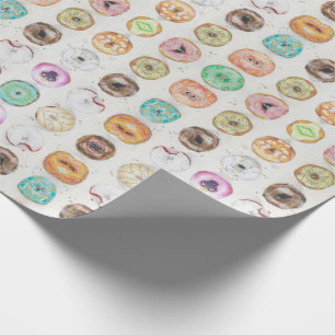 Beställnings- besynnerligt munkillustrationmönst presentpapper