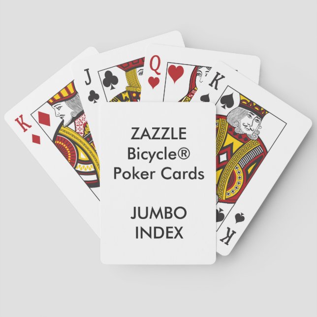 Beställnings- Bicycle® poker som leker Spelkort (Baksidan)
