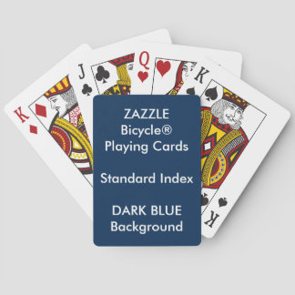 Beställnings- Bicycle® standart indexansikte som Casinokort
