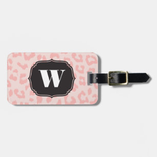 Beställnings- blek - rosa Leopardtryck Bagagebricka
