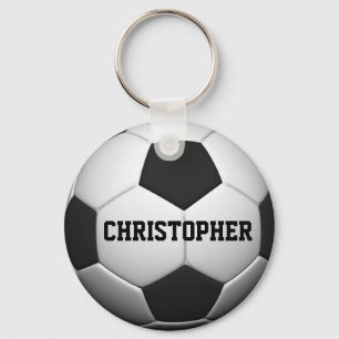 Beställnings- boll Keychain för fotboll Nyckelring