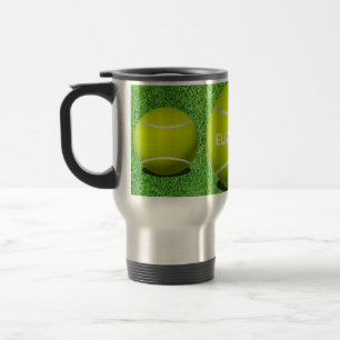 Beställnings- bollmugg för tennis resemugg