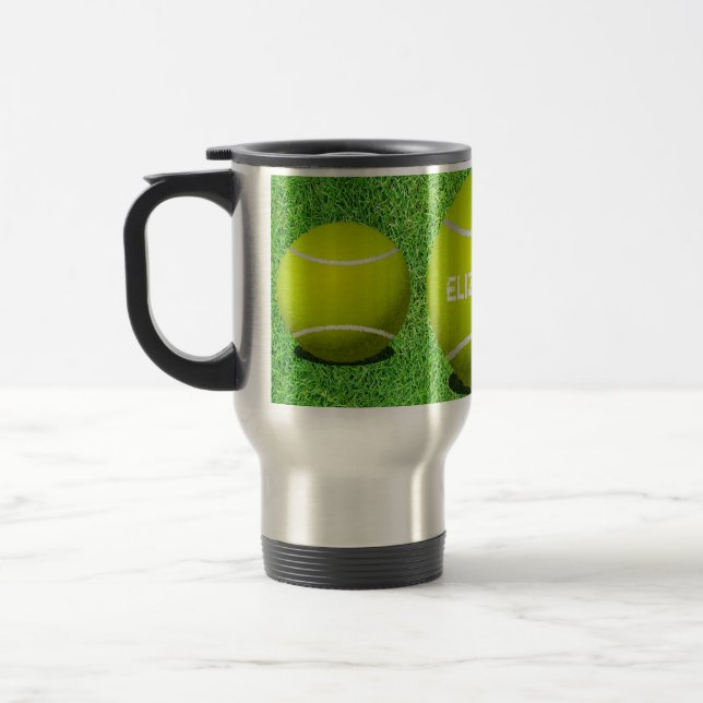 Beställnings- bollmugg för tennis resemugg (Vänster)