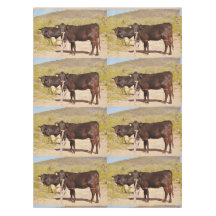 Beställnings- bordtrasa "bruntkor i krom ",