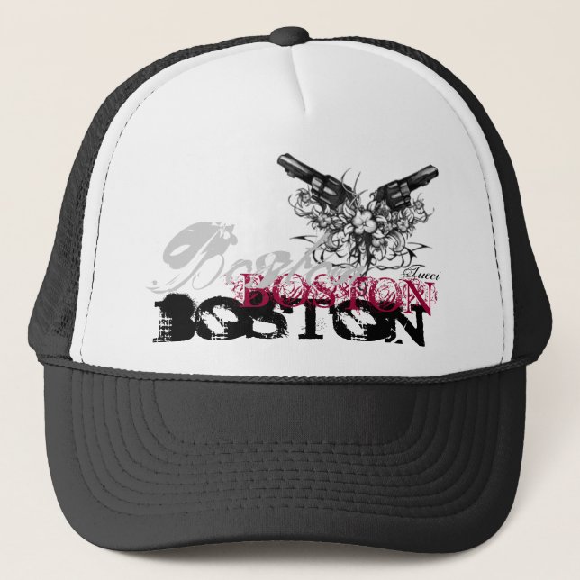 Beställnings- Boston hatt vid Tucci Truckerkeps (Framsida)