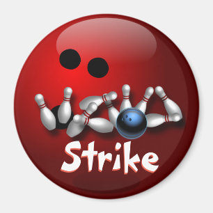 Beställnings- bowlingmagnetgåvor magnet